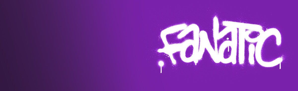 Fanatic written in spray paint font. Sales come from relationships, learning, and opportunity.